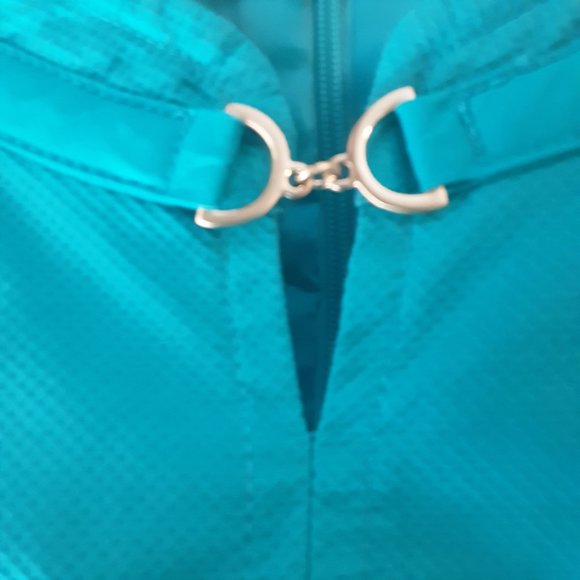 Talbot's Turquoise Blue Cotton Stretch Sleeveless Shift Dress | Size 2P - Picture 7 of 13